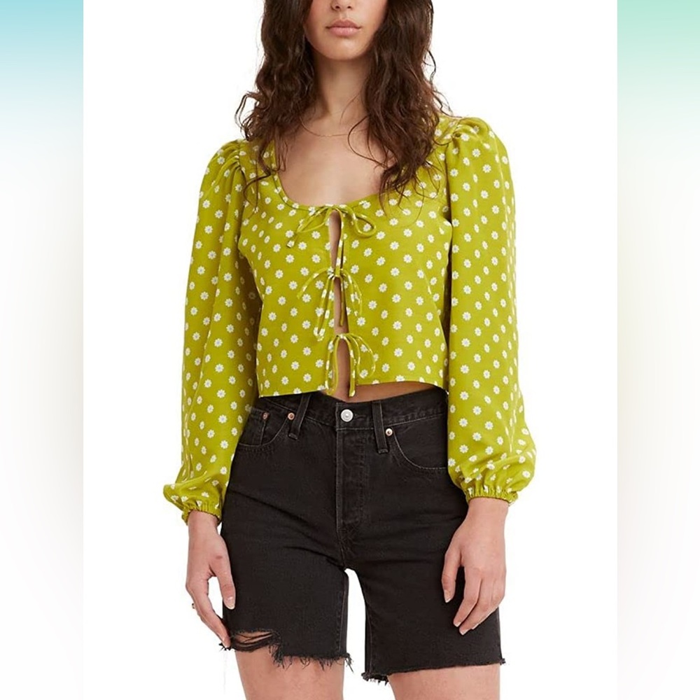 LEVI’S WOMEN’S EMBRY TIE BLOUSE 🌼